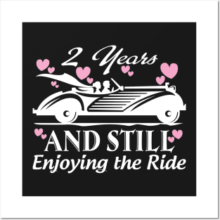 Anniversary Gift 2 years Wedding Marriage Posters and Art